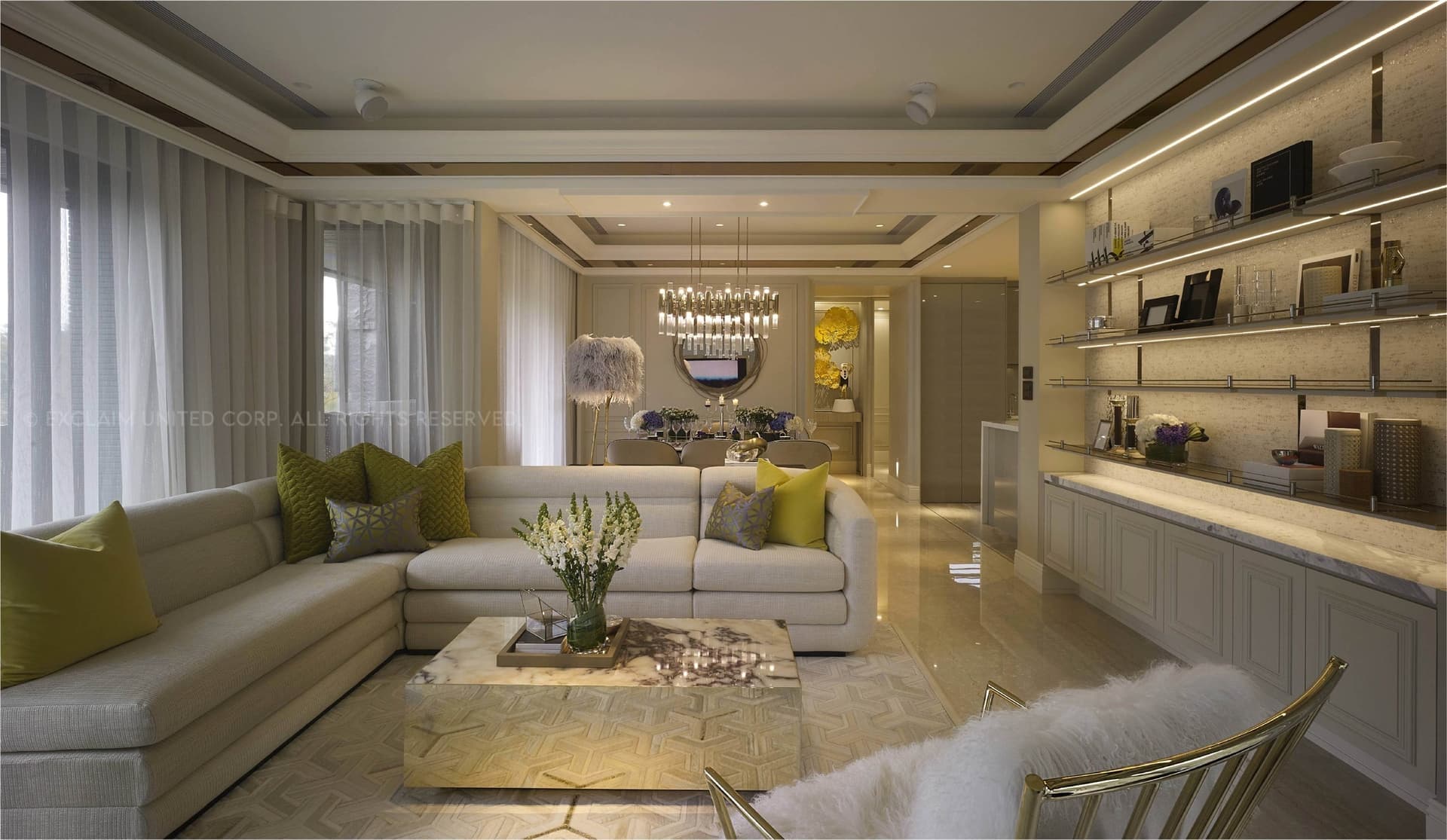 RESIDENTIAL INTERIOR DESIGN｜
天開圖畫豪宅 空間影片
